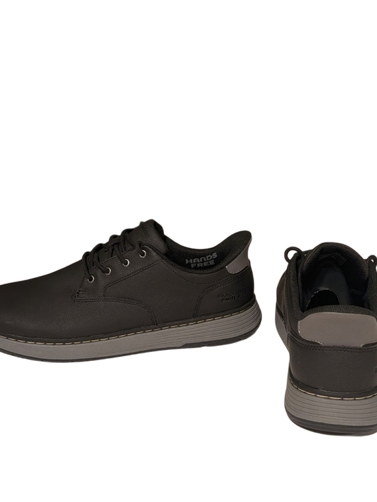 Skechers Men\'s Black Casual Lace-Up Oxford with Gray Contrast Sole main image 11